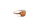 Untreated Baltic Amber Ring