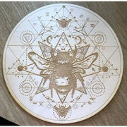 Zodiac Wheel Crystal Grid/ Pendulum Board