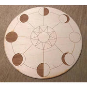 Zodiac Wheel Crystal Grid/ Pendulum Board