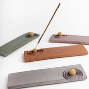 Long Concrete Incense Burner