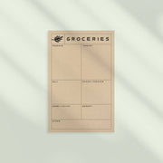 Groceries Notepad