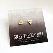 Bad Bitch Triangle Earrings