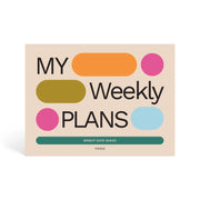 My Weekly Plans Desk Planner