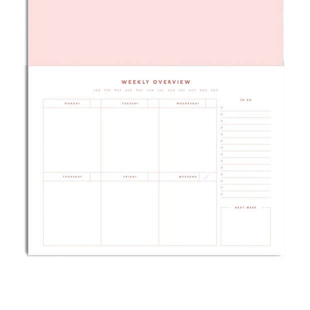 Colorblock Desk Planner