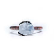 Rough Moonstone Stacking Ring