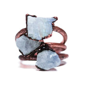 Rough Moonstone Stacking Ring