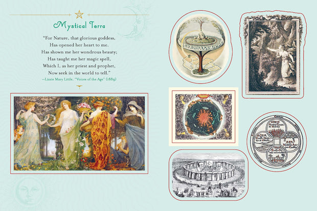 Wicca Sticker Book: More than 400 Magickal & Mystical Stickers