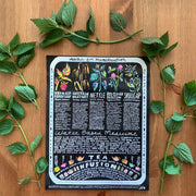 Herbs for Menstruation Poster