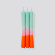 Dip Dye Neon Candles