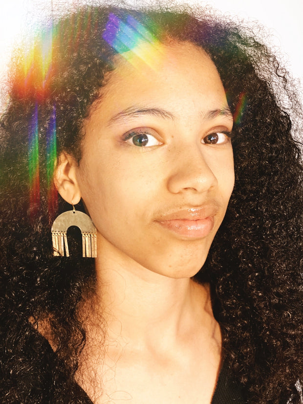 Rainbow Dangle Earrings