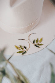 Feuille Hoop Earrings