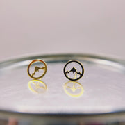 Mountainscape Stud Earrings