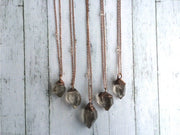 Large Quartz Crystal Necklace