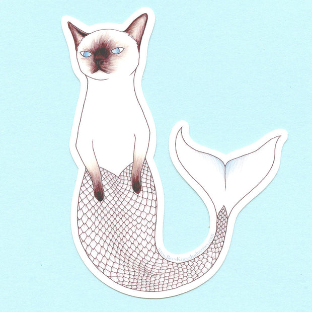 Purrmaid Sticker