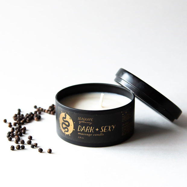 Dark + Sexy Massage Candle