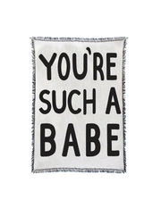 BABE THROW BLANKET