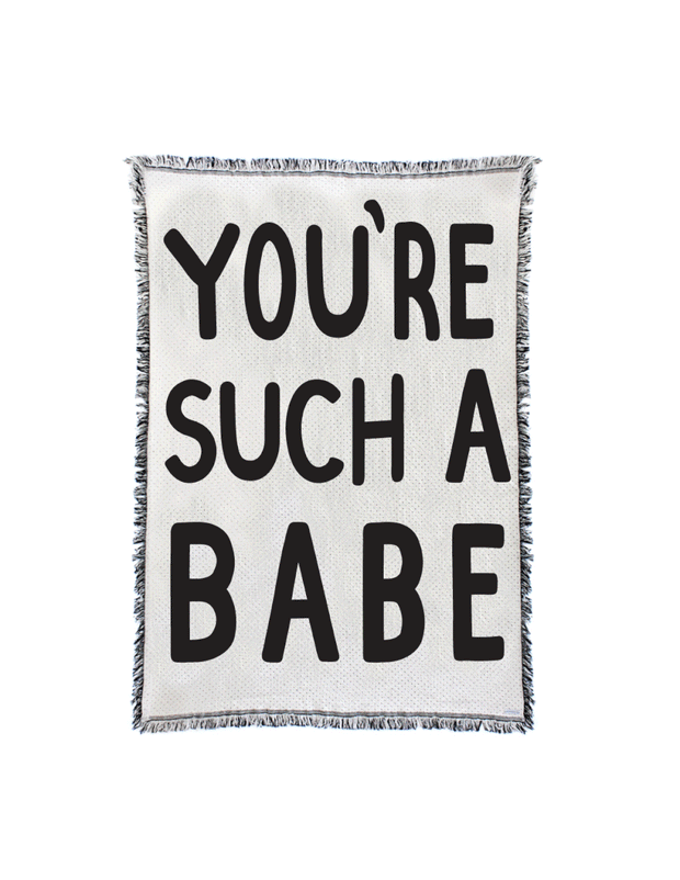 BABE THROW BLANKET