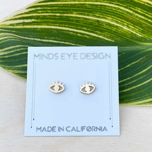 Eye Stud Earrings