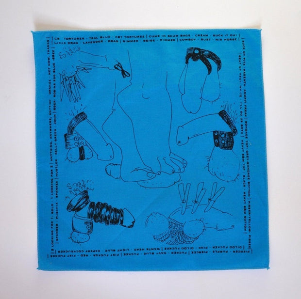 Hanky Code: queer printed hankies