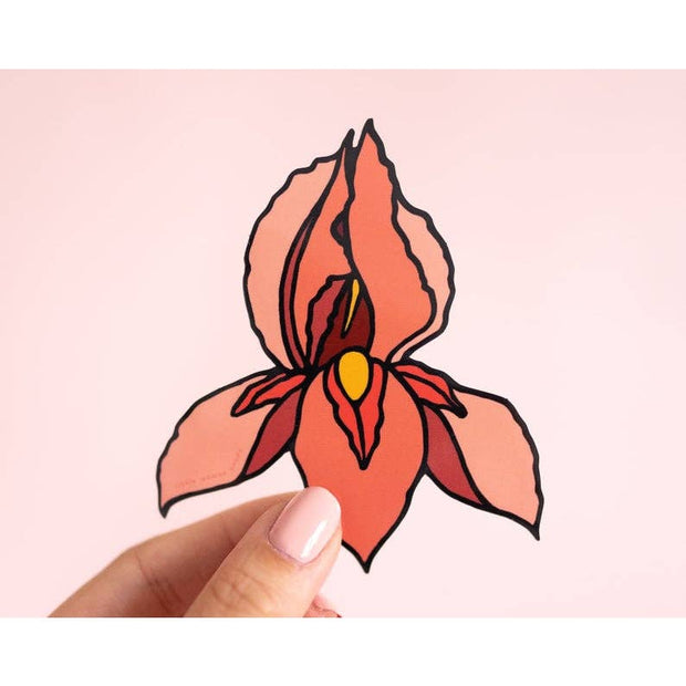 Pussy Flower Sticker