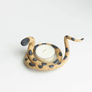 Ceramic Altar Snake with tea light candle